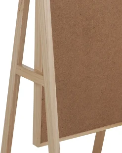 Discount Beliani Specchio da parete con ripiano CHAMBERY 170 cm Legno di Paulownia chiaro Marrone