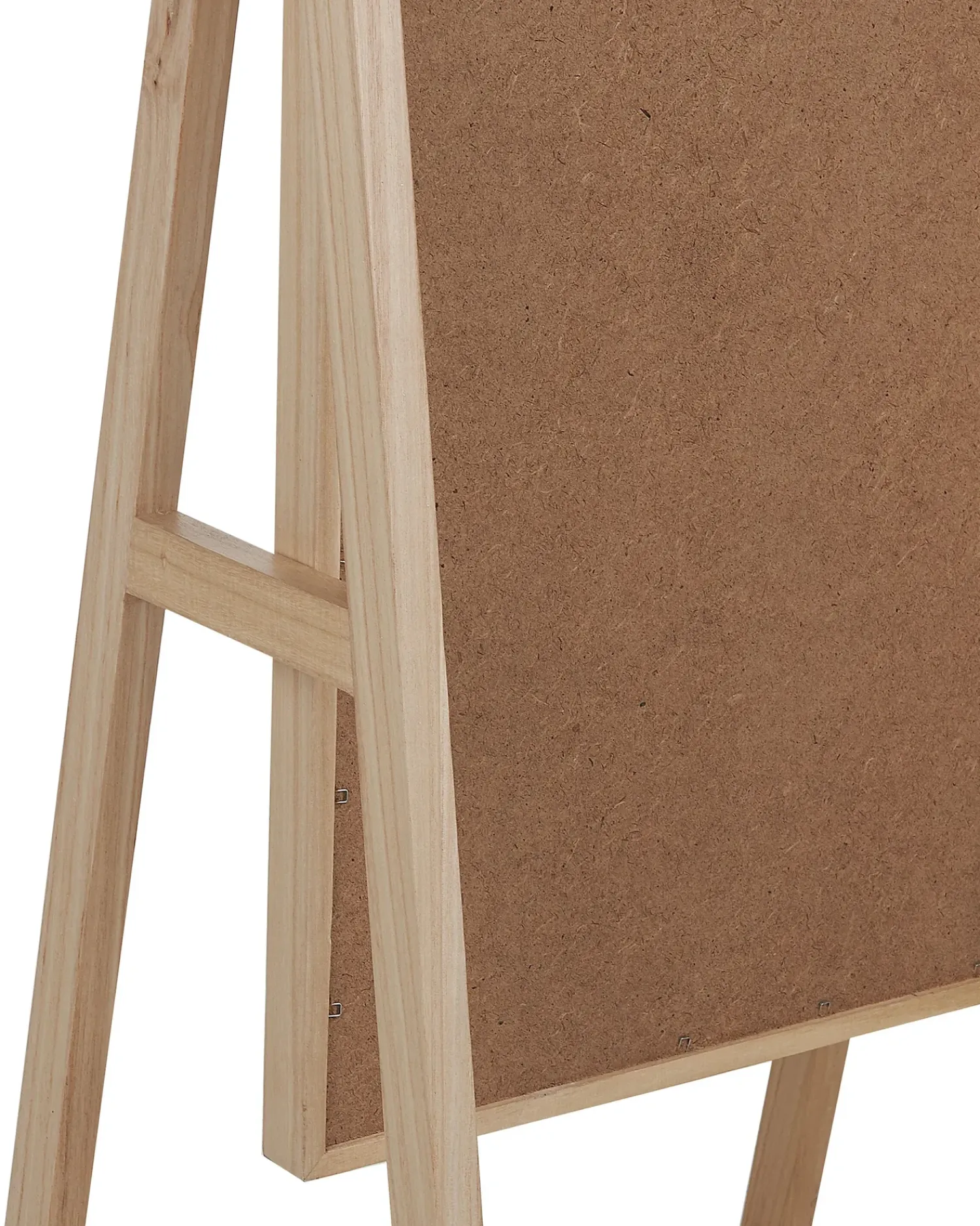 Discount Beliani Specchio da parete con ripiano CHAMBERY 170 cm Legno di Paulownia chiaro Marrone