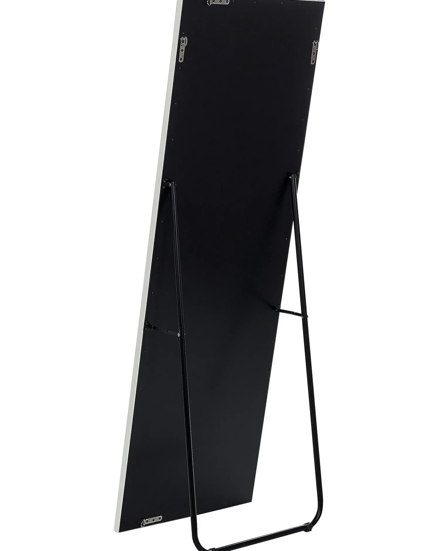 Discount Beliani Specchio da terra ANSOUIS 150 cm Pelle sintetica Bianco