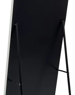 Discount Beliani Specchio da terra ANSOUIS 150 cm Pelle sintetica Bianco