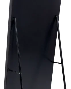 Best Beliani Specchio da terra ANSOUIS 150 cm Velluto scuro Grigio