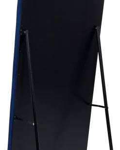 Hot Beliani Specchio da terra ANSOUIS 150 cm Velluto marino Blu