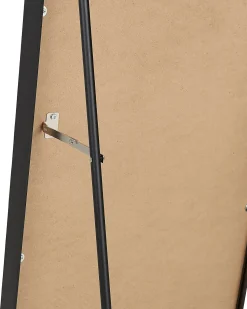 Beliani Specchio da terra BAGNOLET 150 cm Metallo Nero