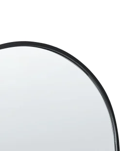 Beliani Specchio da terra BAGNOLET 150 cm Metallo Nero