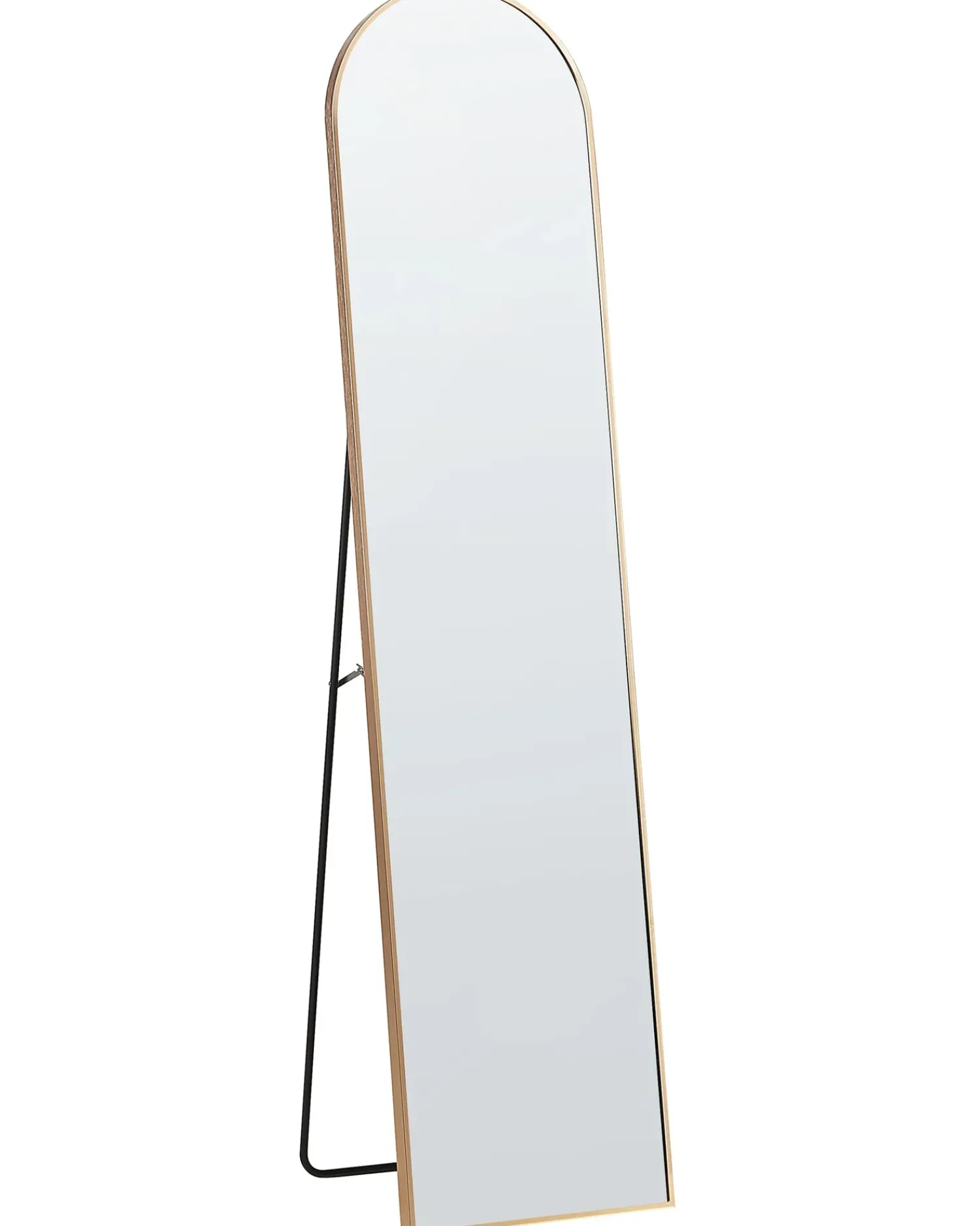 Hot Beliani Specchio da terra BAGNOLET 150 cm Metallo Oro
