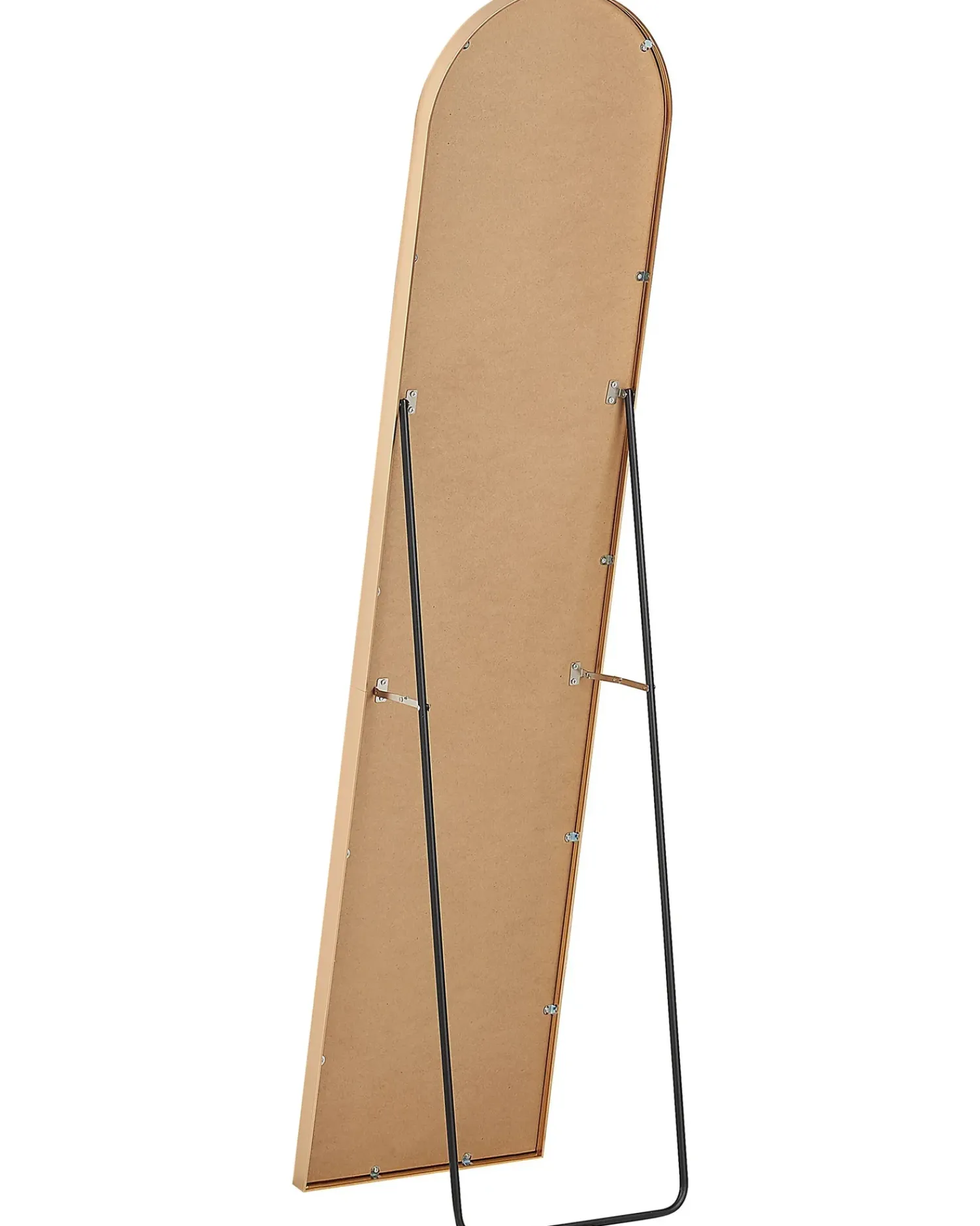 Hot Beliani Specchio da terra BAGNOLET 150 cm Metallo Oro