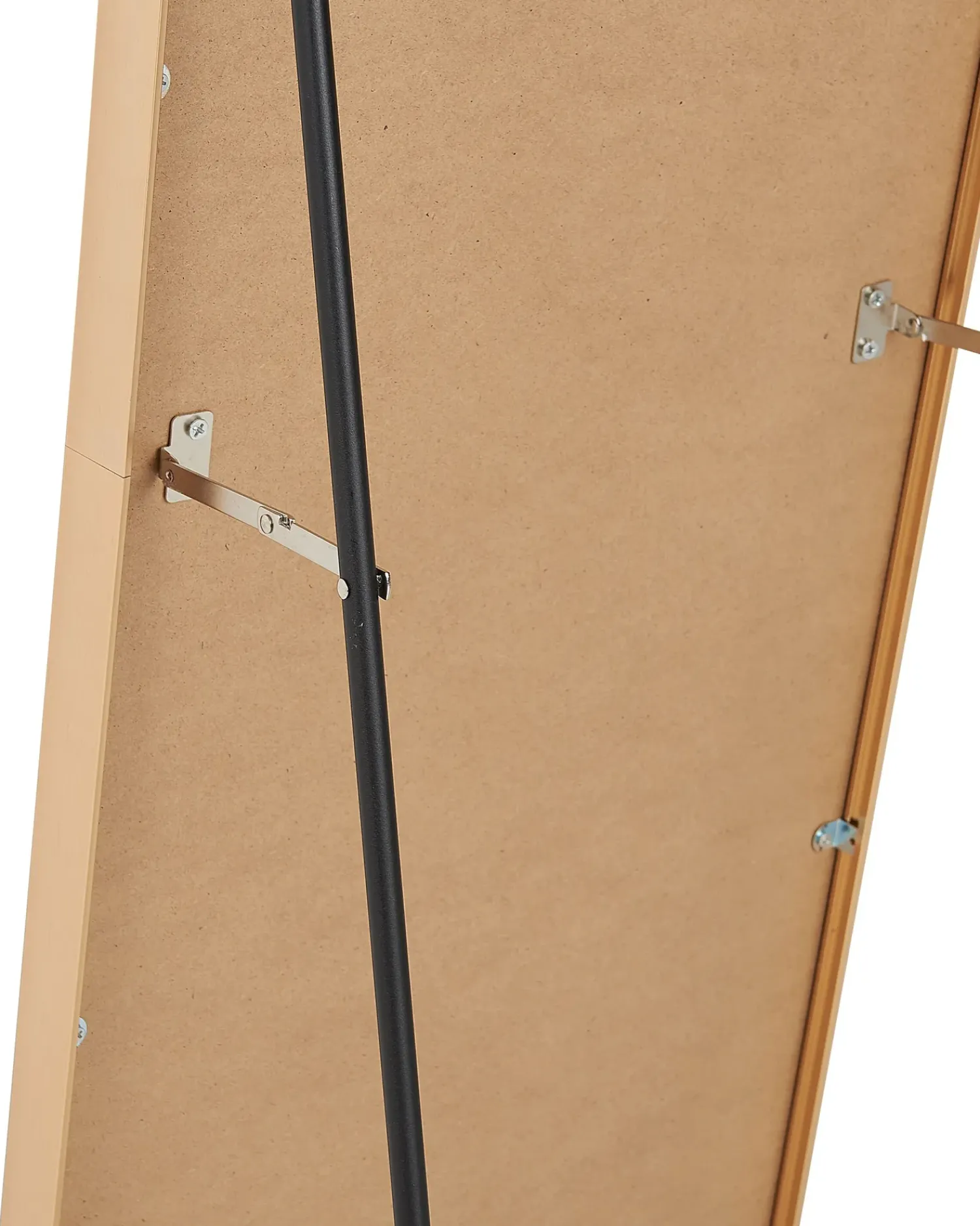 Hot Beliani Specchio da terra BAGNOLET 150 cm Metallo Oro
