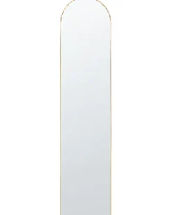 Hot Beliani Specchio da terra BAGNOLET 150 cm Metallo Oro