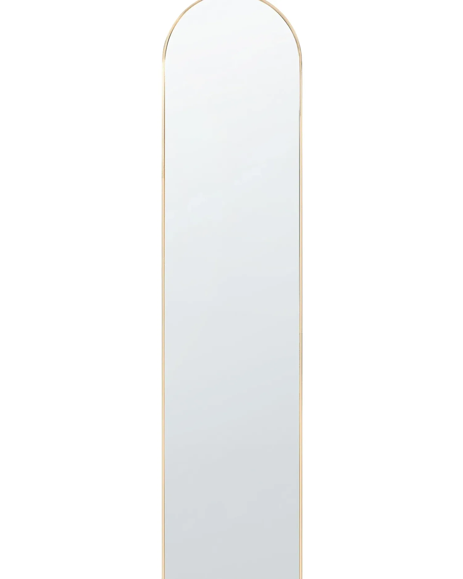 Hot Beliani Specchio da terra BAGNOLET 150 cm Metallo Oro