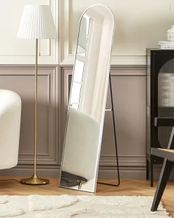 Best Beliani Specchio da terra BAGNOLET 150 cm Metallo Argento