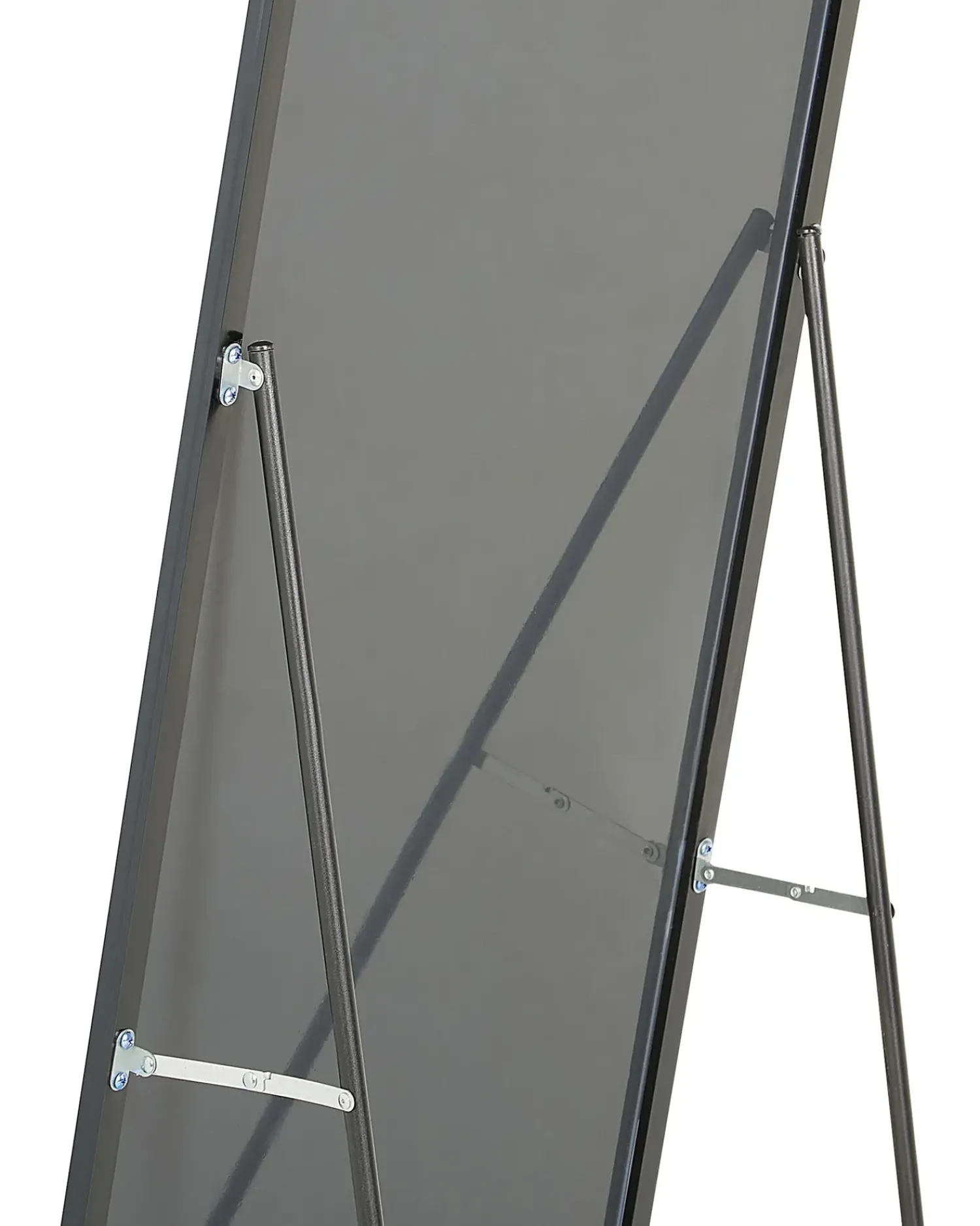 New Beliani Specchio da terra BEAUVAIS 156 cm Metallo Nero
