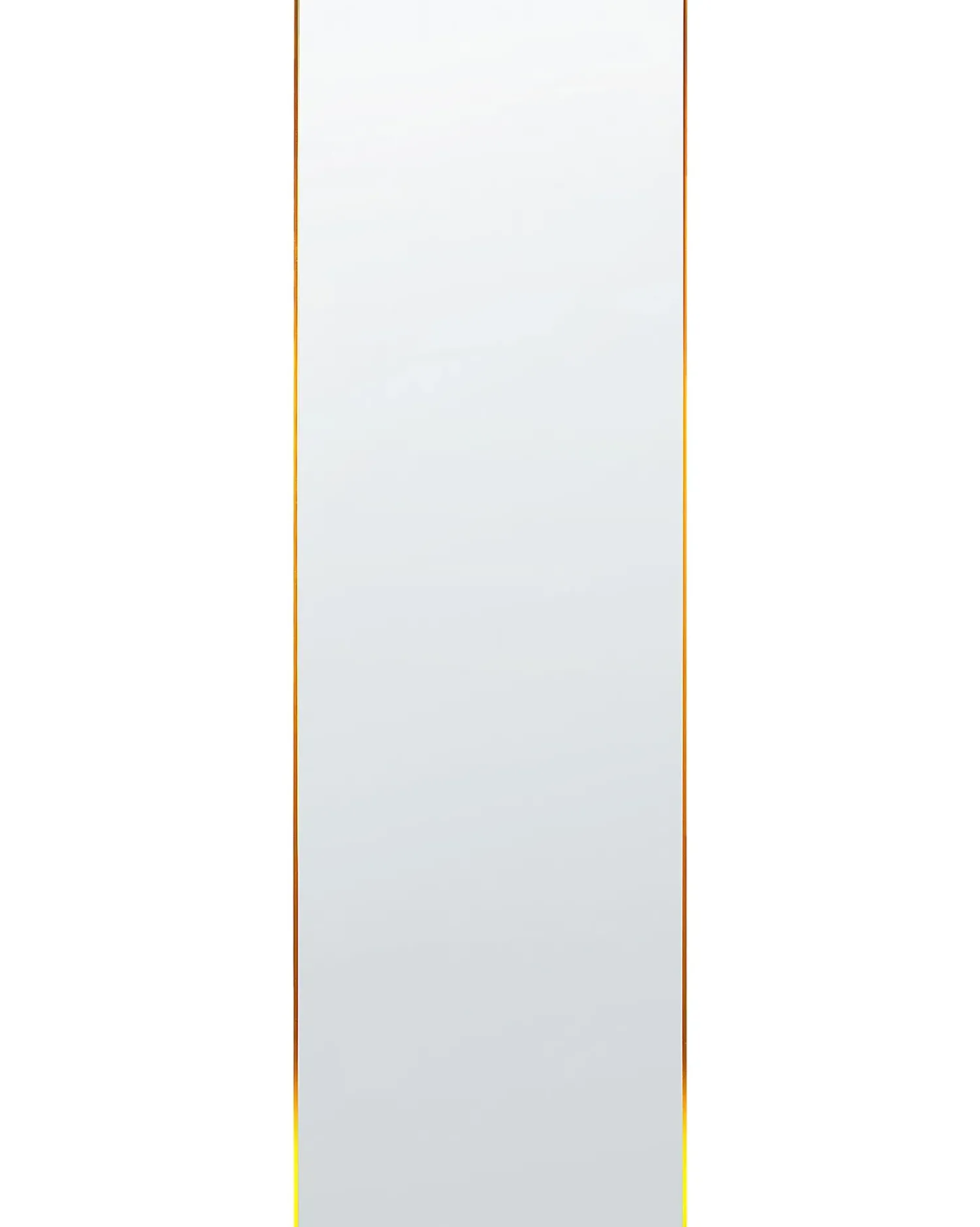New Beliani Specchio da terra BEAUVAIS 156 cm Metallo Oro