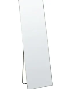 Hot Beliani Specchio da terra BEAUVAIS 156 cm Metallo Argento