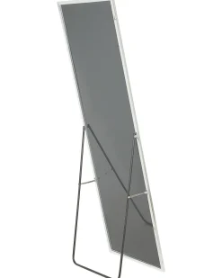 Hot Beliani Specchio da terra BEAUVAIS 156 cm Metallo Argento