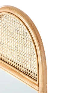 Clearance Beliani Specchio da terra BRUSSEY 170 cm Rattan Naturale