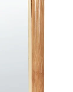 Clearance Beliani Specchio da terra BRUSSEY 170 cm Rattan Naturale