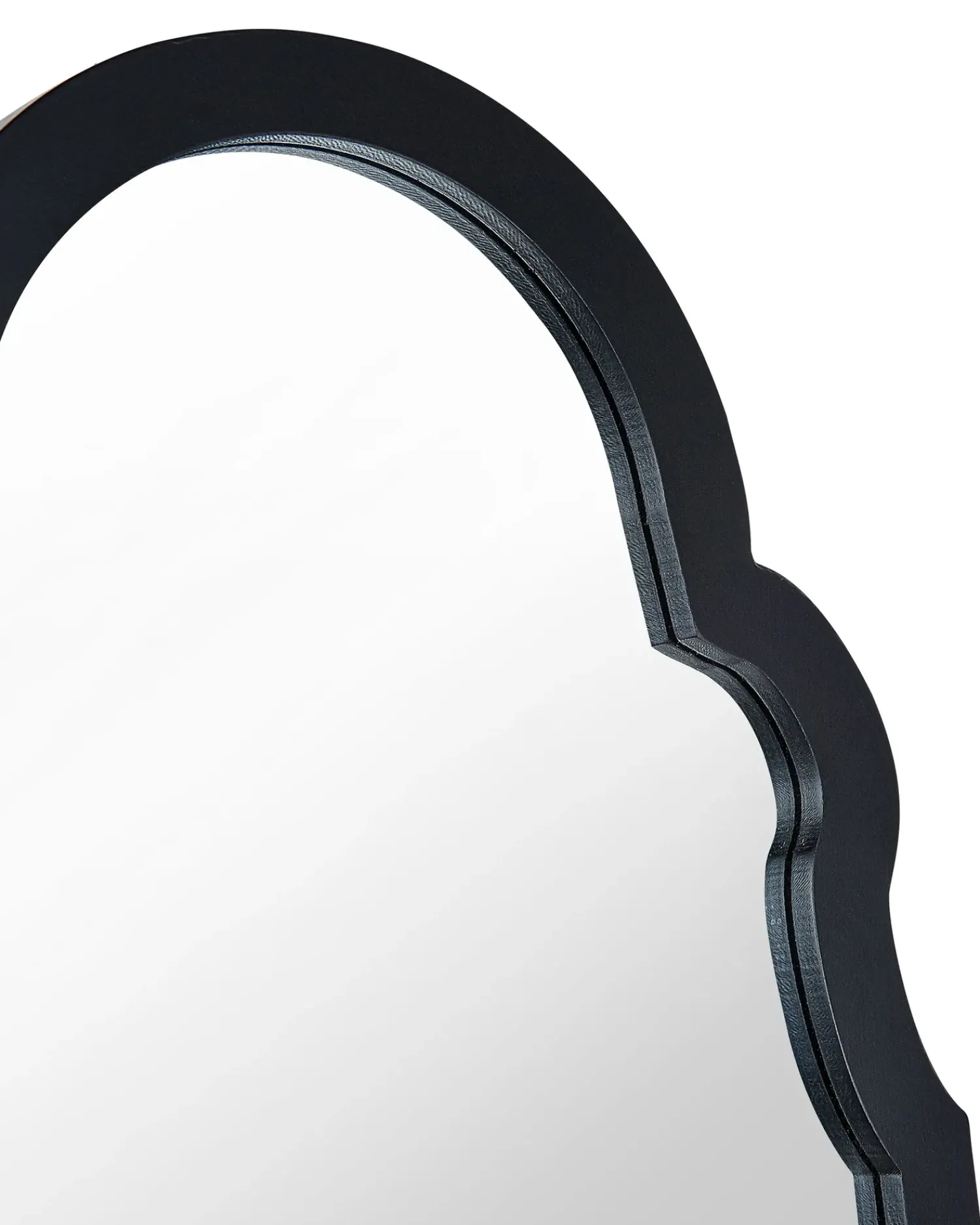 New Beliani Specchio da terra CHATILLON 150 cm Nero
