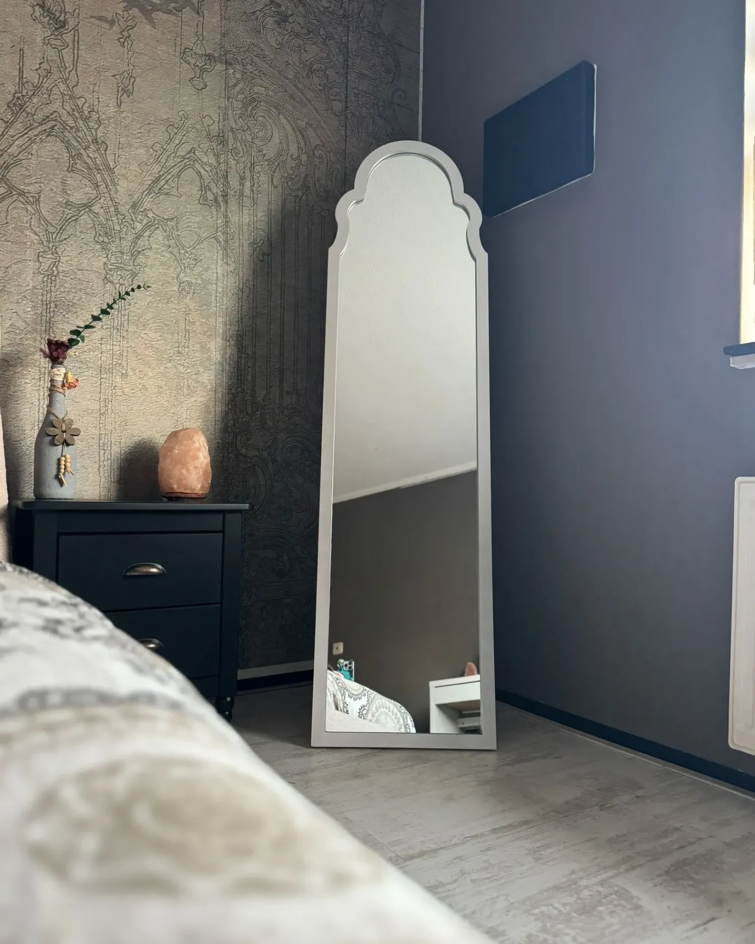 Online Beliani Specchio da terra CHATILLON 150 cm Argento