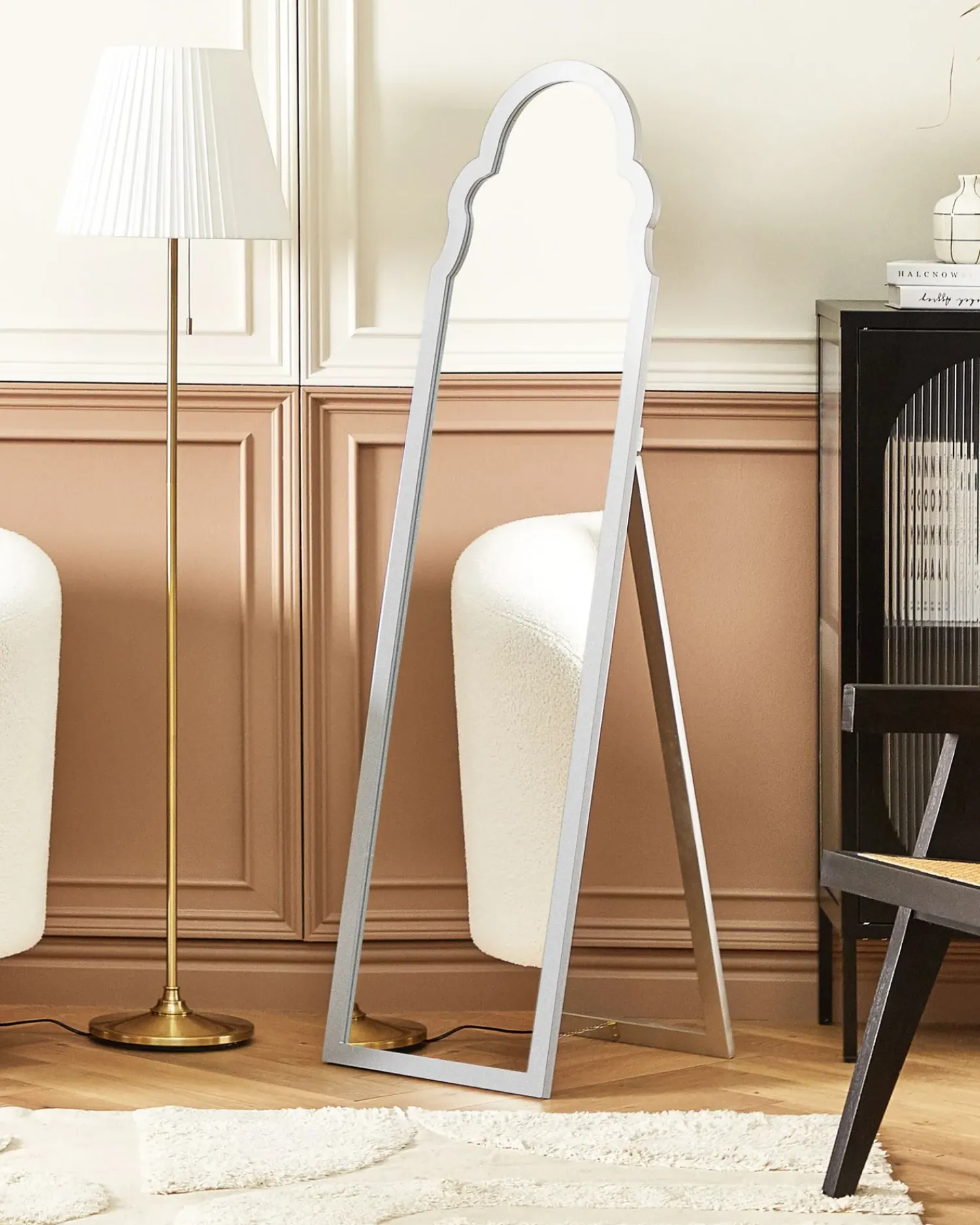 Online Beliani Specchio da terra CHATILLON 150 cm Argento