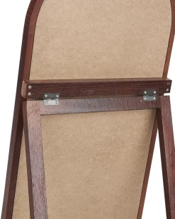 Discount Beliani Specchio da terra CHELLES 150 cm Legno di Paulownia scuro Marrone