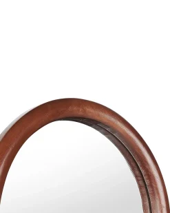 Discount Beliani Specchio da terra CHELLES 150 cm Legno di Paulownia scuro Marrone
