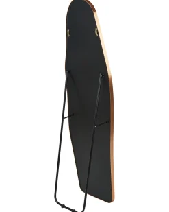 Best Beliani Specchio da terra LARCHE 160 cm Metallo Oro