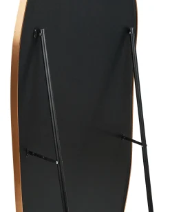Best Beliani Specchio da terra LARCHE 160 cm Metallo Oro