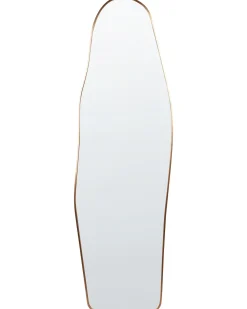 Best Beliani Specchio da terra LARCHE 160 cm Metallo Oro