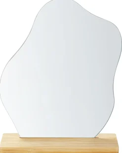 Hot Beliani Specchio da terra LOZERE 19 cm 22 cm Bambù chiaro Marrone