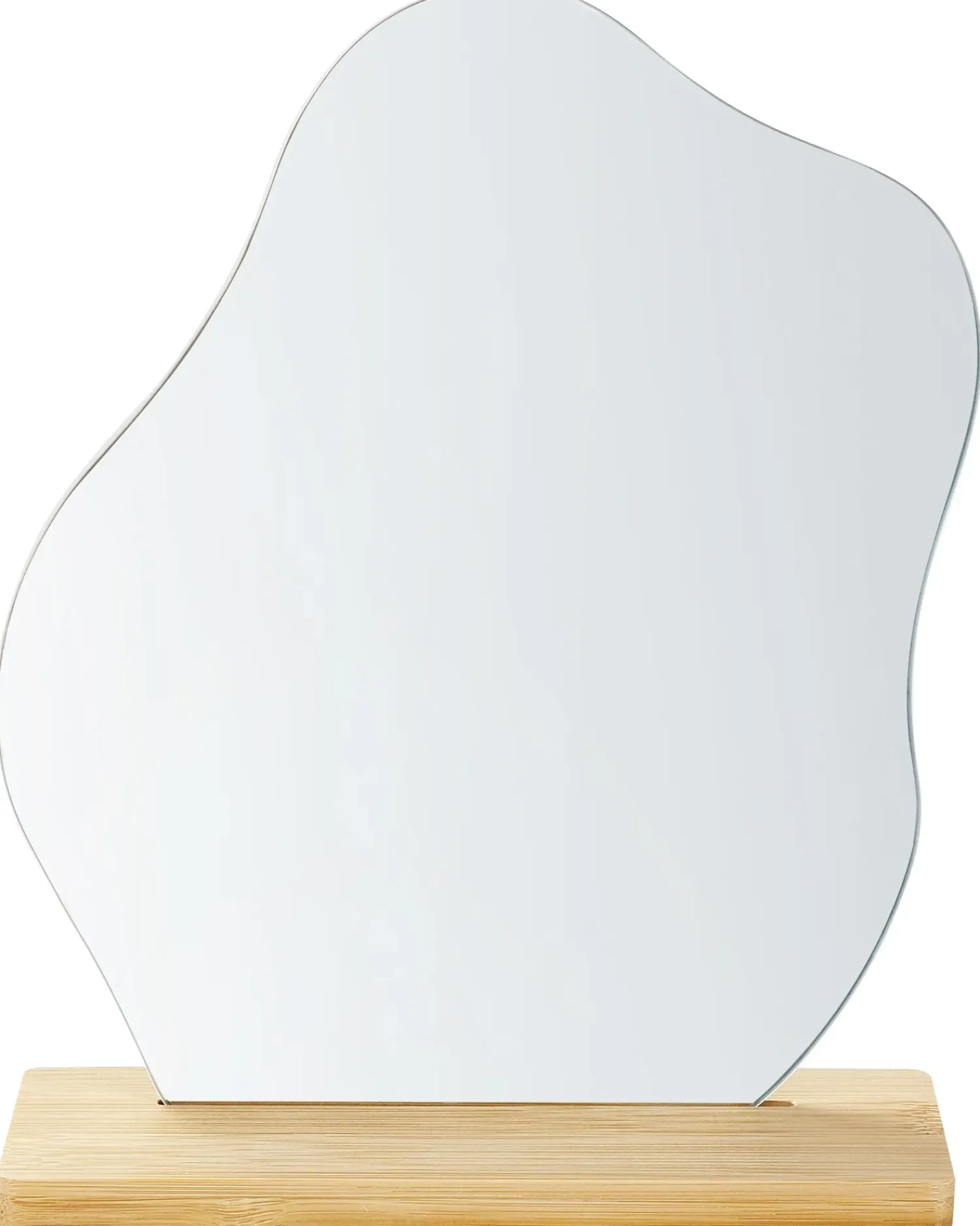 Hot Beliani Specchio da terra LOZERE 19 cm 22 cm Bambù chiaro Marrone