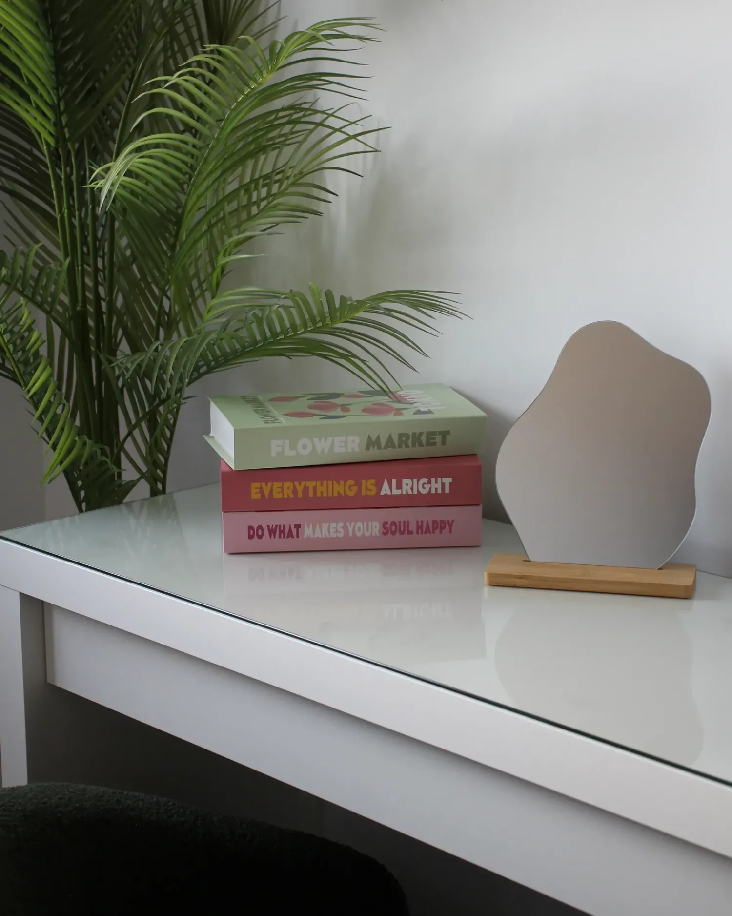 Hot Beliani Specchio da terra LOZERE 19 cm 22 cm Bambù chiaro Marrone