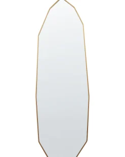 Beliani Specchio da terra TARTAS 165 cm Metallo Oro