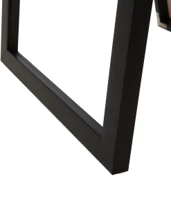 New Beliani Specchio da terra TORCY 140 cm Nero