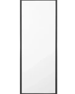 New Beliani Specchio da terra TORCY 140 cm Nero