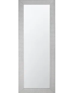 Best Beliani Specchio DERVAL 50 cm 130 cm Argento