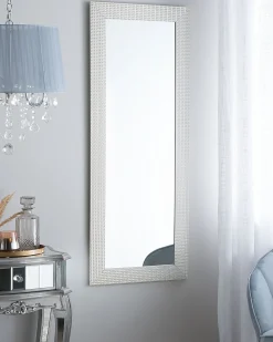 Best Beliani Specchio DERVAL 50 cm 130 cm Argento
