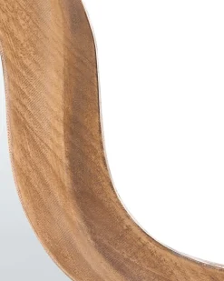Best Beliani Specchio DREVANT 89 cm 52 cm Legno di pino Naturale Marrone