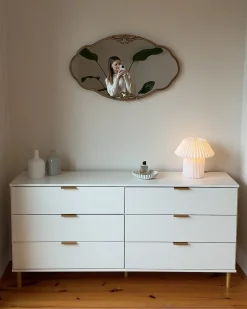 New Beliani Specchio EPANNES 49 cm 84 cm Oro