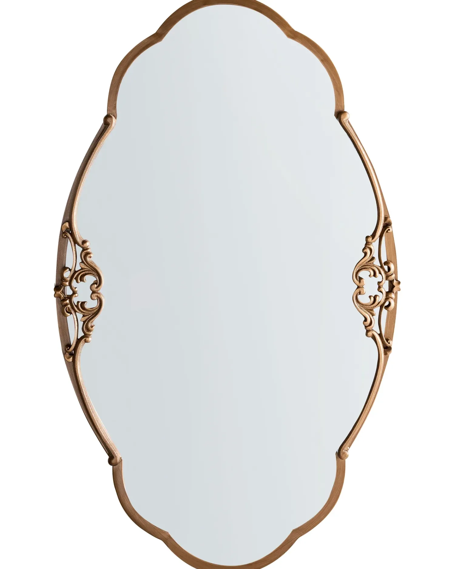 New Beliani Specchio EPANNES 49 cm 84 cm Oro
