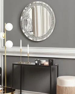 Online Beliani Specchio ERBRAY 70 cm 70 cm Argento