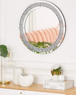 Online Beliani Specchio ERBRAY 70 cm 70 cm Argento