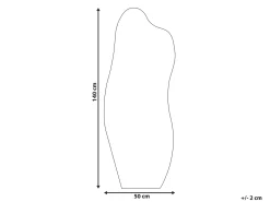 Beliani Specchio ESTANG 50 cm 140 cm Argento