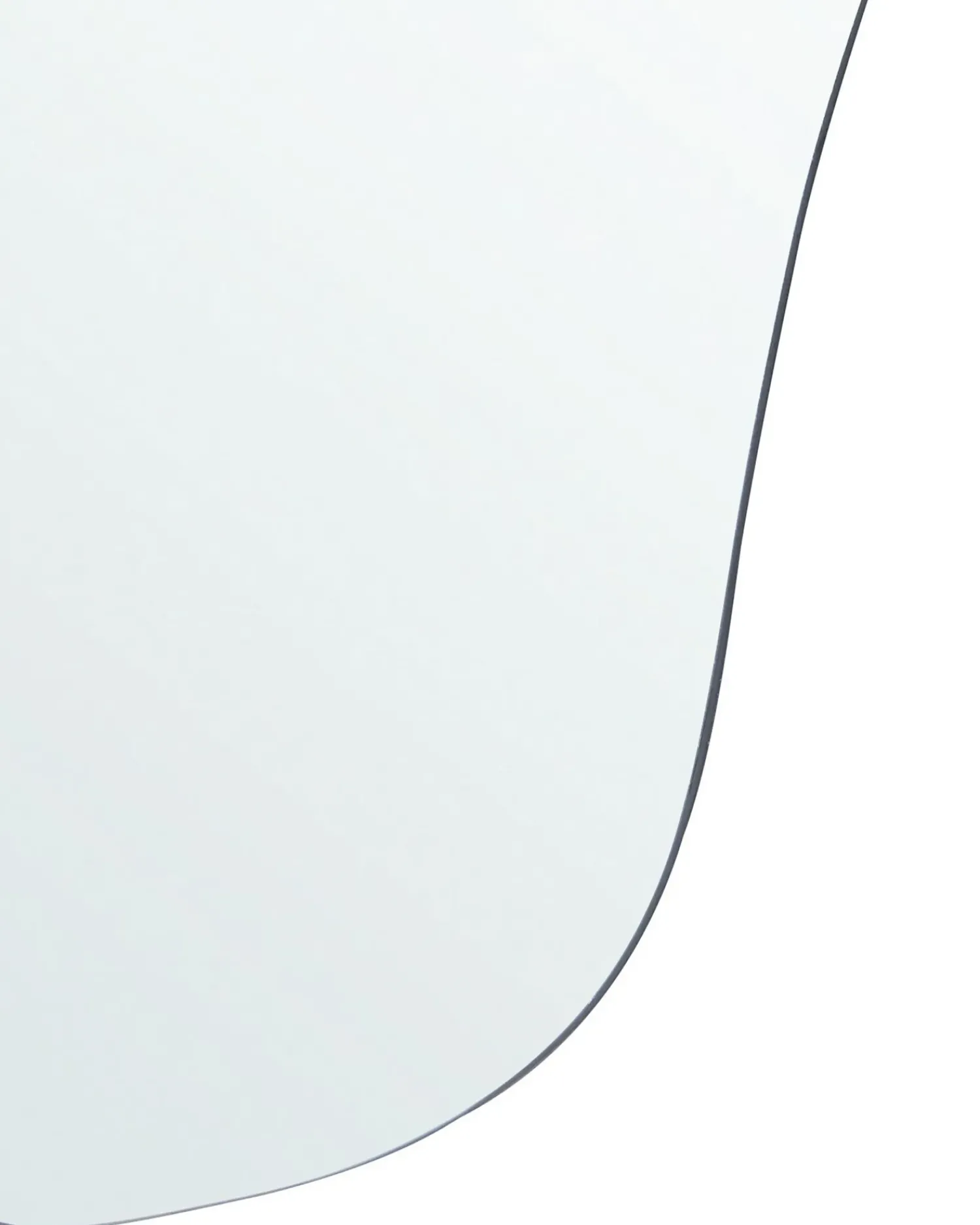 Outlet Beliani Specchio FALAISE 50 cm 70 cm Argento
