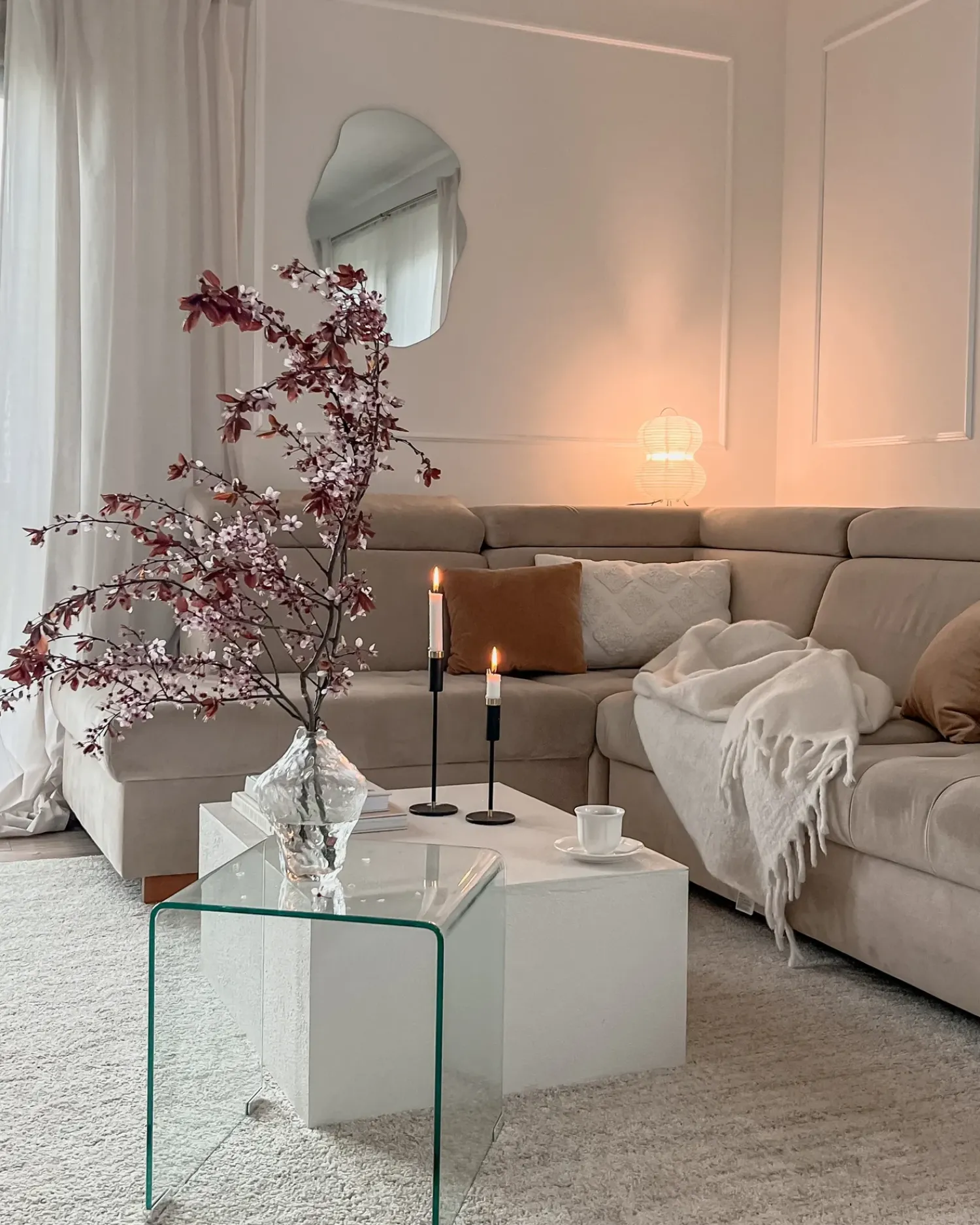 Outlet Beliani Specchio FALAISE 50 cm 70 cm Argento