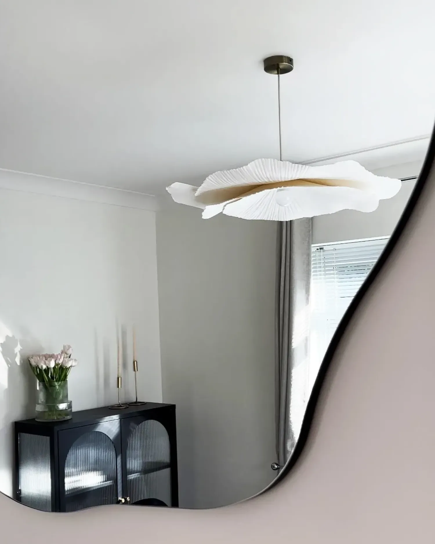 Outlet Beliani Specchio FALAISE 50 cm 70 cm Argento