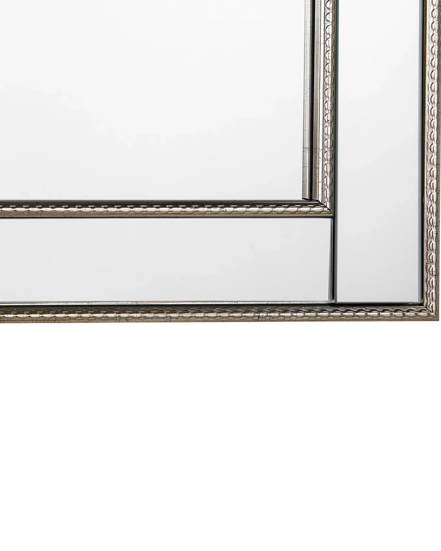 Hot Beliani Specchio FENIOUX 50 cm Argento Oro Argento