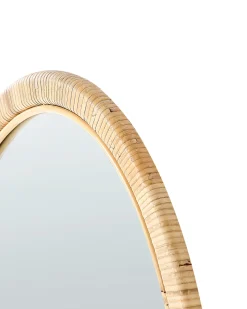 Sale Beliani Specchio FOISSY 50 cm 70 cm Rattan Naturale