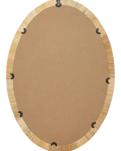 Sale Beliani Specchio FOISSY 50 cm 70 cm Rattan Naturale