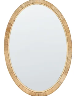 Sale Beliani Specchio FOISSY 50 cm 70 cm Rattan Naturale