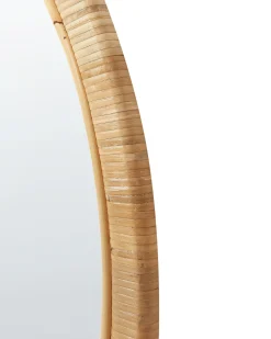 Sale Beliani Specchio FOISSY 50 cm 70 cm Rattan Naturale